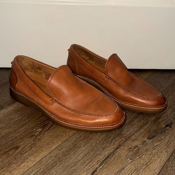 Allen Edmonds Wilder Brown Leather Loafers Classic Slip-On Dress Shoes 11.5 EEE - Picture 3 of 8